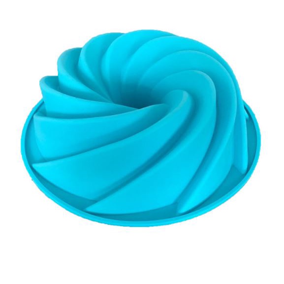 Loyang kue blade Kecil silicone small spiral chiffon cake mold 19 cm