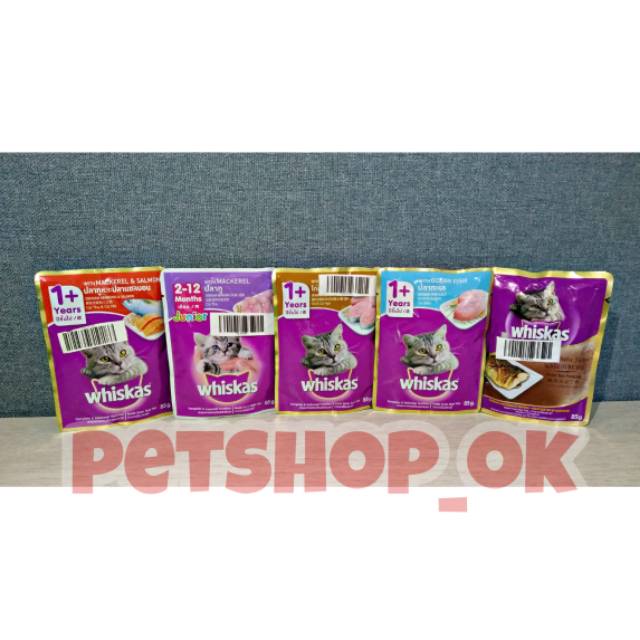 WHISKAS SASET 85gr wet food