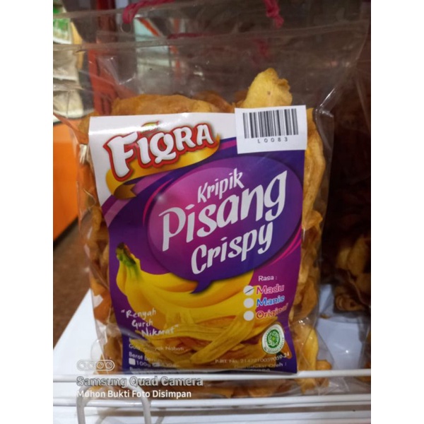 

Indahjaya_Mart Keripik Pisang Crispy 350gr Fiqra Hj.MBok SRi