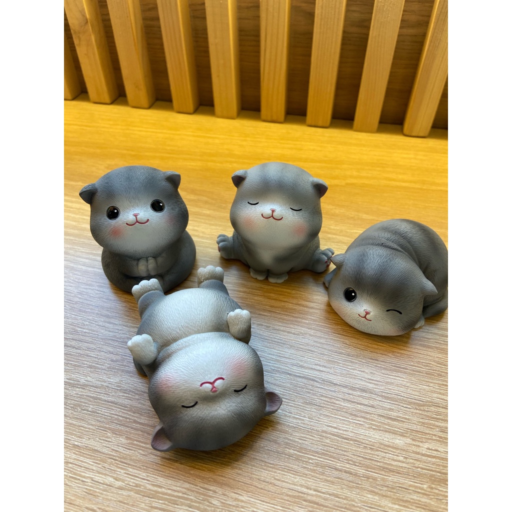 Pajangan Kucing Figure Kucing resin Keramik