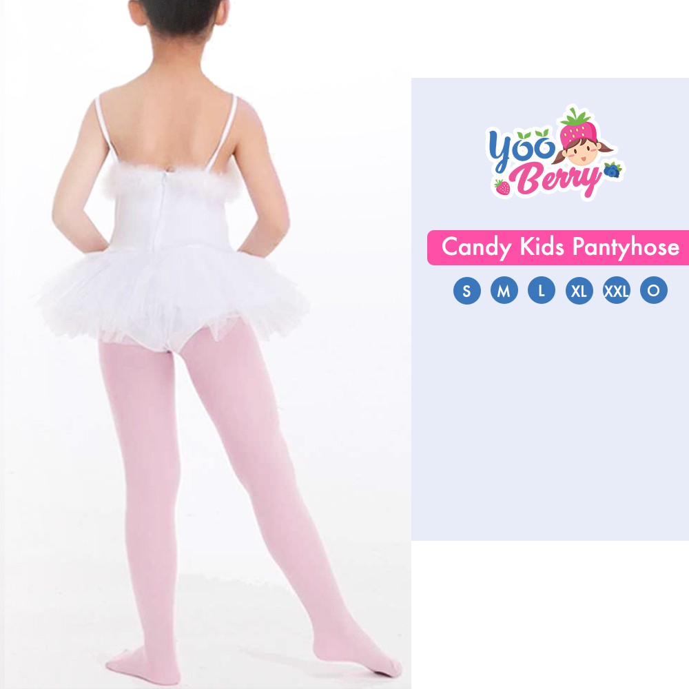 YooBerry Candy Kids Pantyhose Stocking Legging Anak Pink Berry Mart