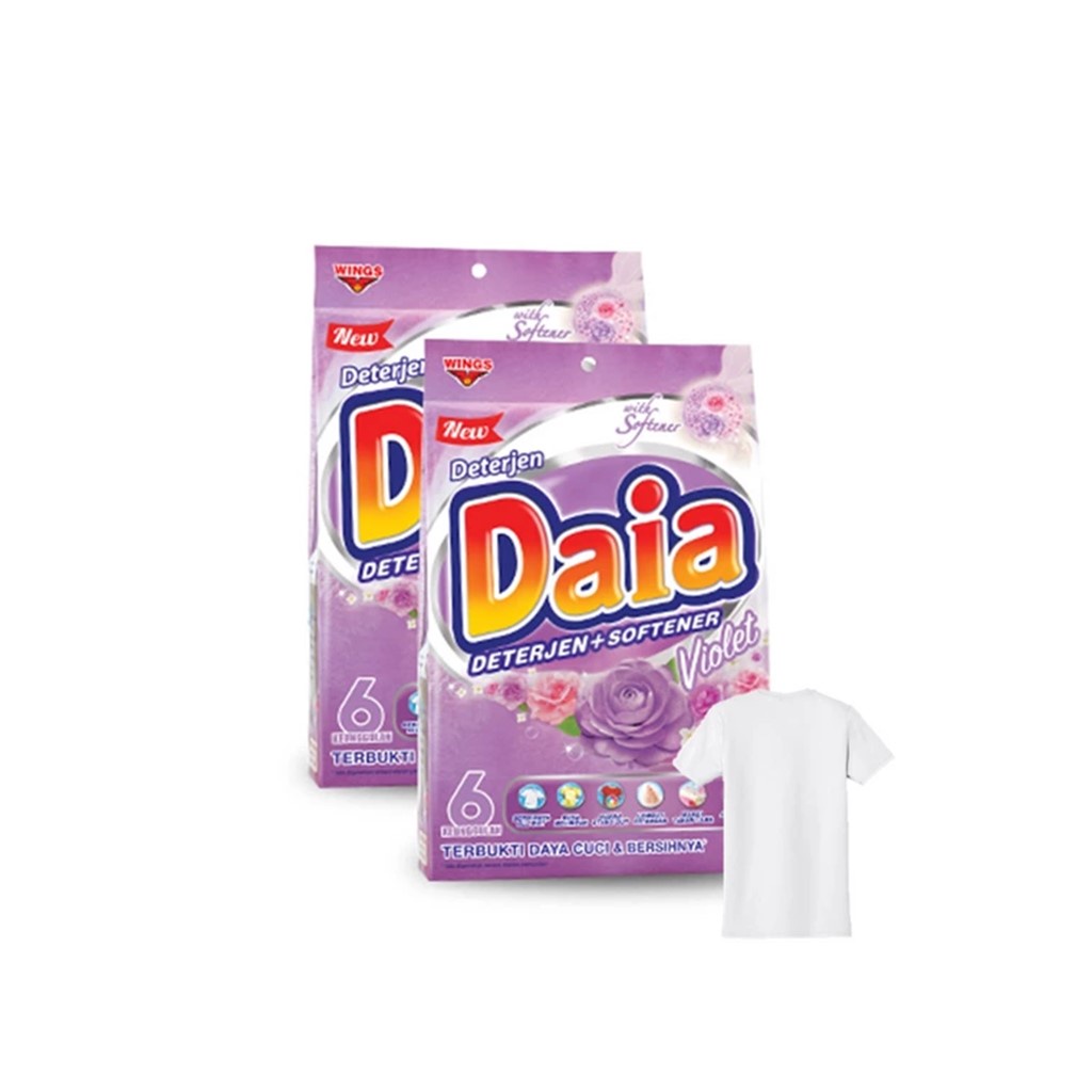 Daia Deterjen Bubuk Violet 2,7 kg x2