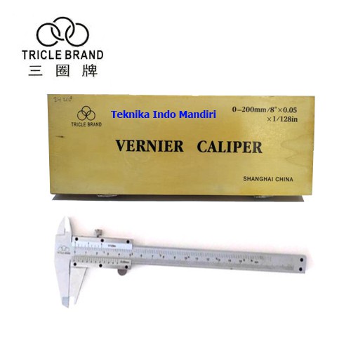 

Sigmat 8" (TRICLE BRAND) | Vernier caliper | Jangka Sorong 8" - 0.05MM