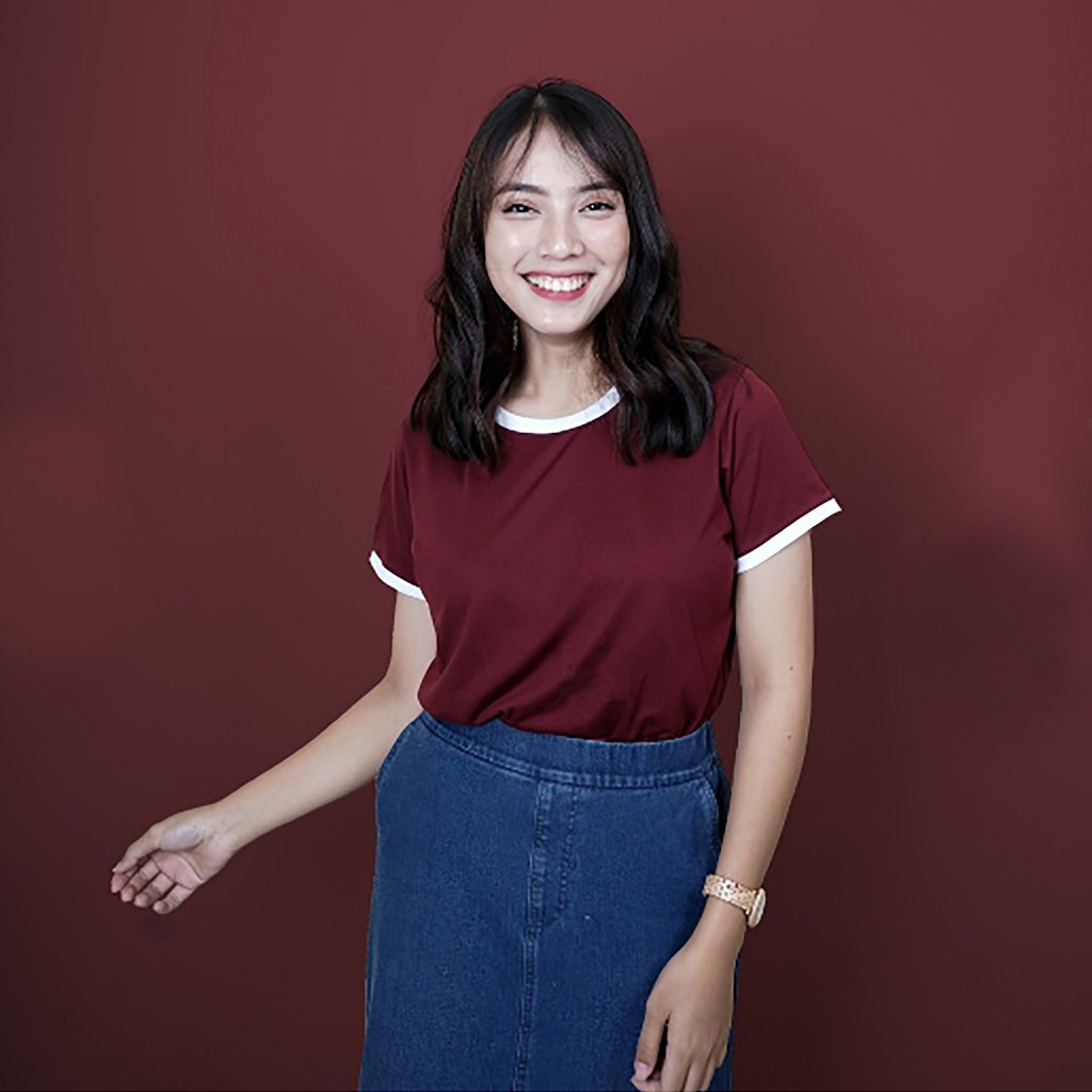 T-SHIRT - KAOS POLOS | RINGER TEE | CROP TOP