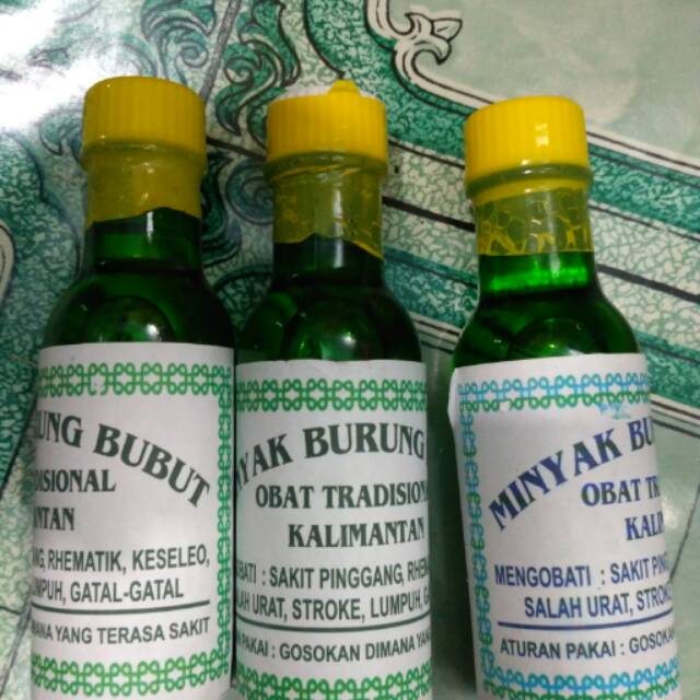 Minyak Burung Bubut Tradisional Kalimantan Shopee Indonesia