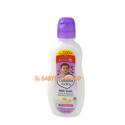 CUSSONS Baby Mild &amp; Gentle Hair &amp; Body Wash 100+100ml Dan ussons Baby Milk Bath  100+100ml