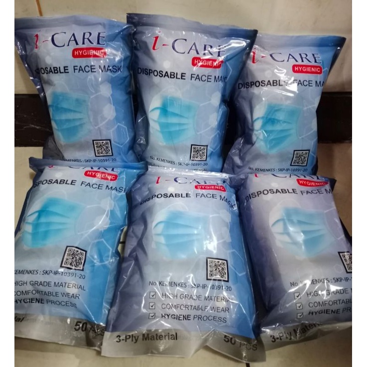 i care pouch 50pc warna embos