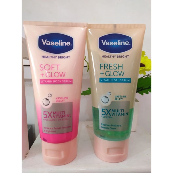 Handbody vaseline soft glow+fresh glow