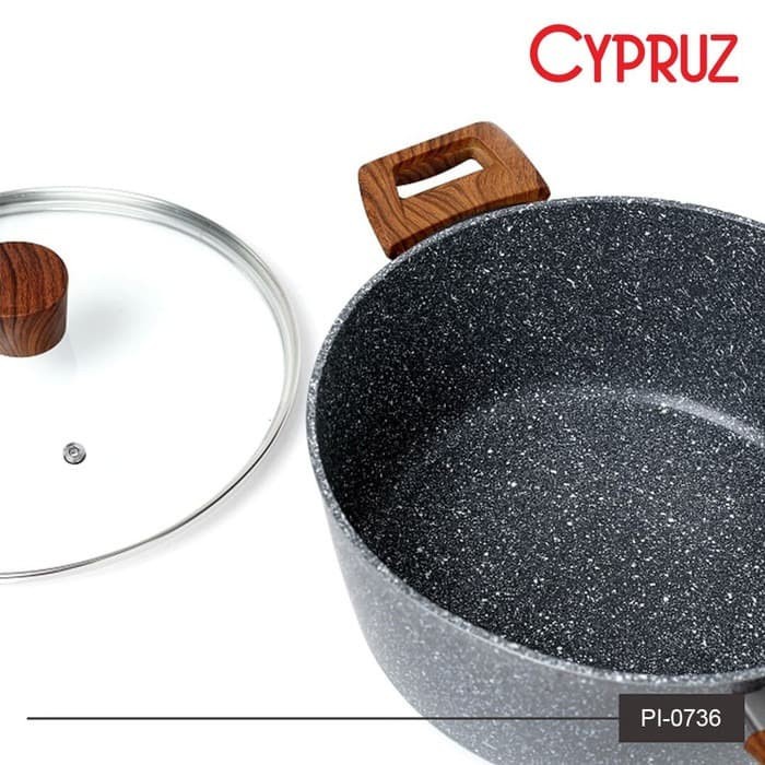 panci marble 24 cm kompor induction kompor induksi