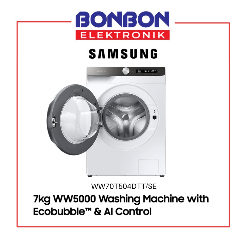 Samsung Mesin Cuci Front Loading 7KG WW70T504DTT/SE WW5000