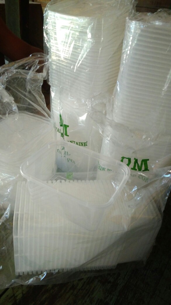 Thinwall Kotak 250ml 300ml 200ml Isi 25 Mika Plastik Dm Tempat Bumbu Wadah Cantik Tempat Slime