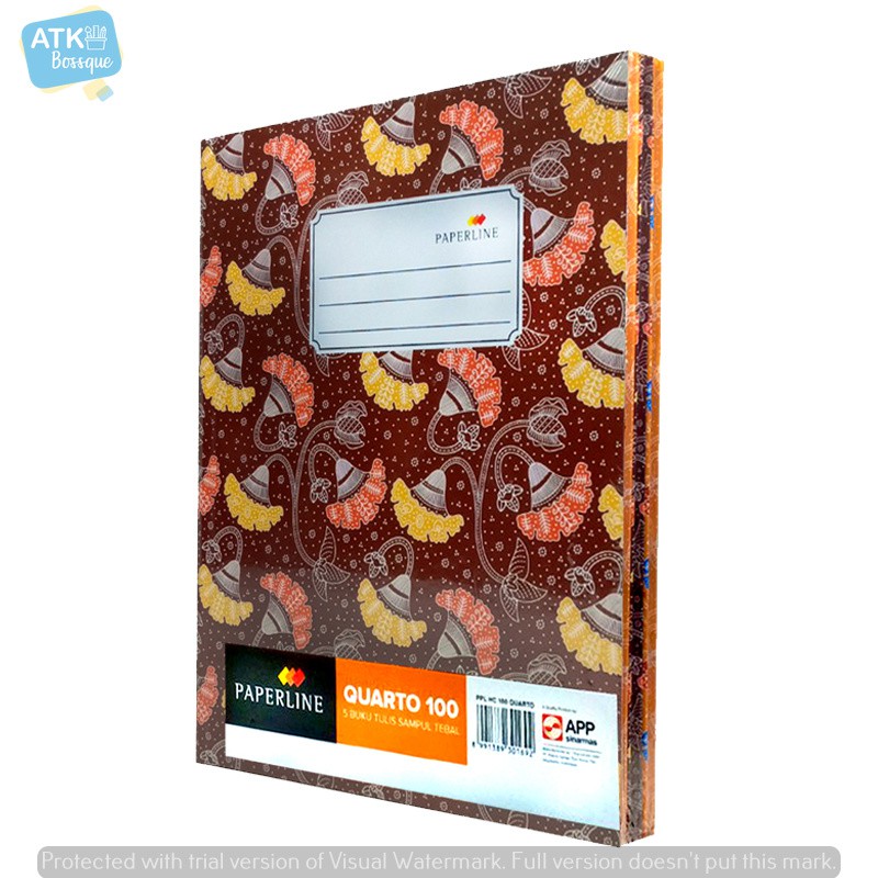 

Buku Quarto PaperLine 100 Lembar Hard Cover Sampul Tebal