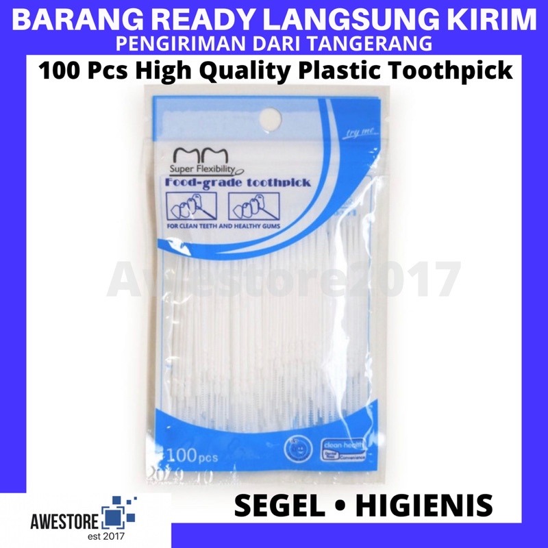 Interdental Brush Dental Picks Tusuk Gigi Plastik Toothpick Plastic