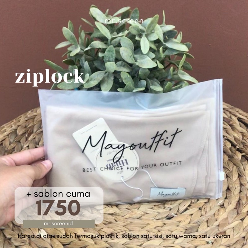 

SABLON PLASTIK ZIPLOCK PREMIUM (termurah se Indonesia)