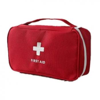 Tas Perlengkapan Obat P3K First Aid Kit / Tas Obat Alat Kesehatan Medis Perawat tempat obat travel Traveling Mini Lucu Unik Warna Merah / Alat P3KTempat Perlengkapan Obat-obatan  Ala-alat Keselamatan plester, perban / Tempat Pertolongan Utama Kecelakan