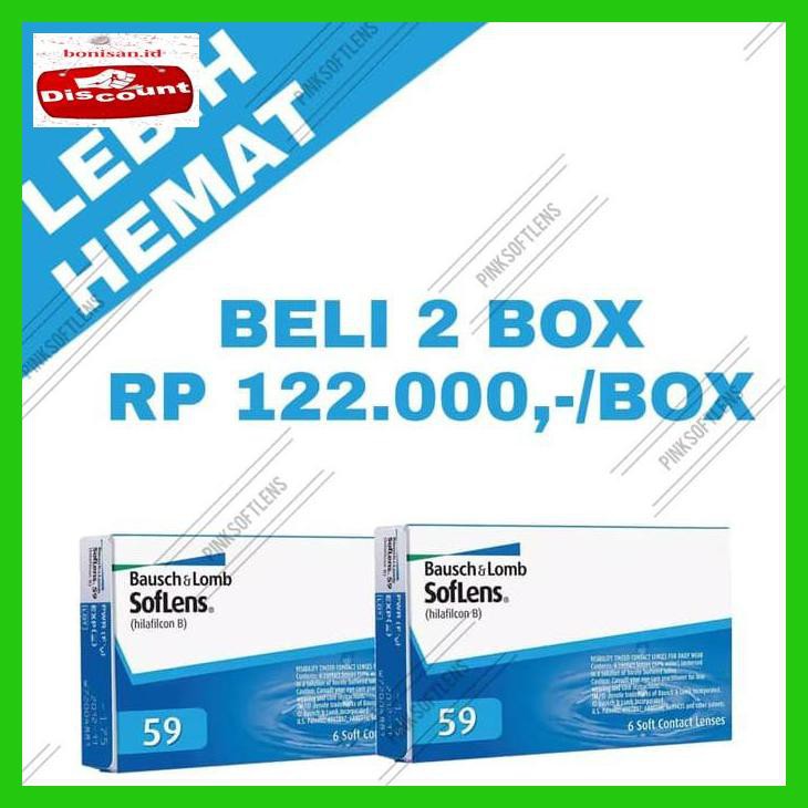 

T6Rgr670- Bausch And Lomb Softlens Bening Transparan Bulanan (Monthly) Sensitif W4Wte5E-