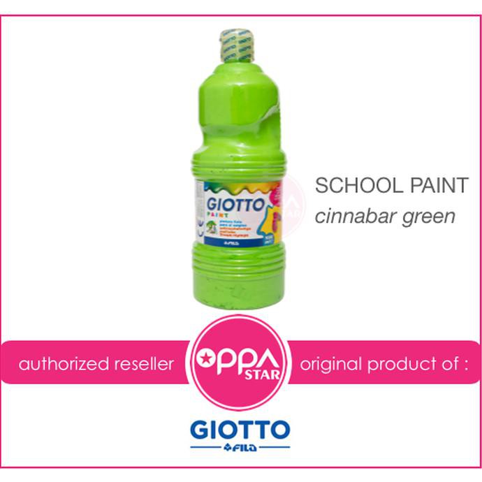 

Terbaru! Giotto School Paint 1000 Ml Cinnabar Green Hijau - Cat Poster Kertas Termurah