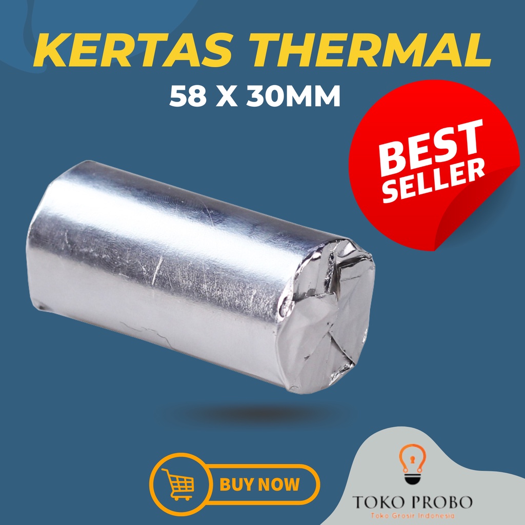 Promo Grosir Kertas Thermal Untuk Printer Bluetooth Ukuran 58 x 30 mm - KERTAS STRUK KASIR