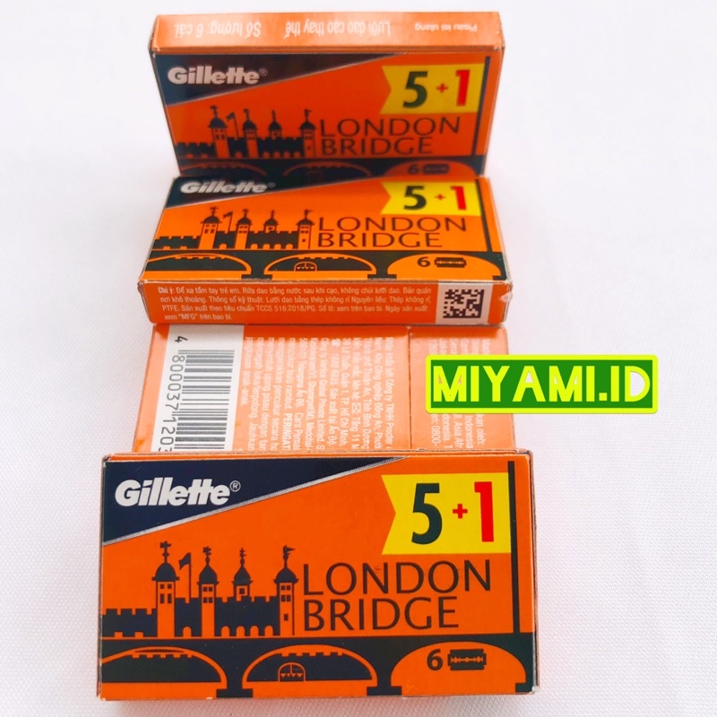 [ 120 Pcs ] COD SILET LONDON BRIDGE ISI 120PCS ORIGINAL ALAT CUKUR TAJAM DAN TAHAN LAMA GILLETTE LON