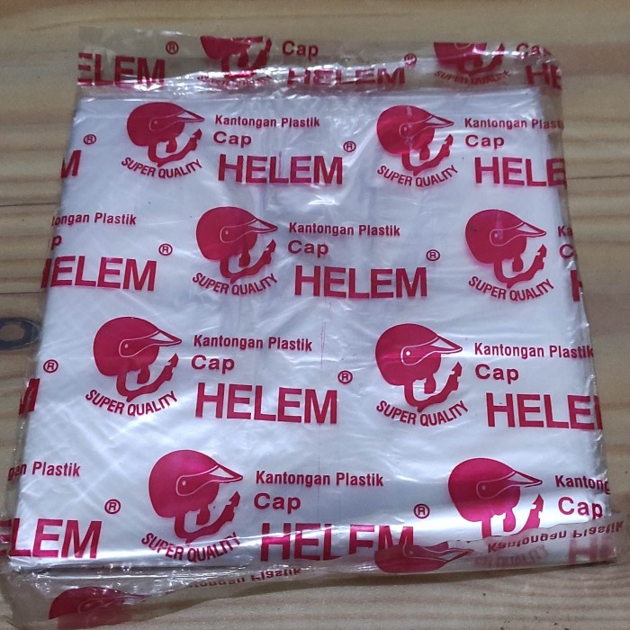 kresek plastik transparan cap helm pasar online makassar