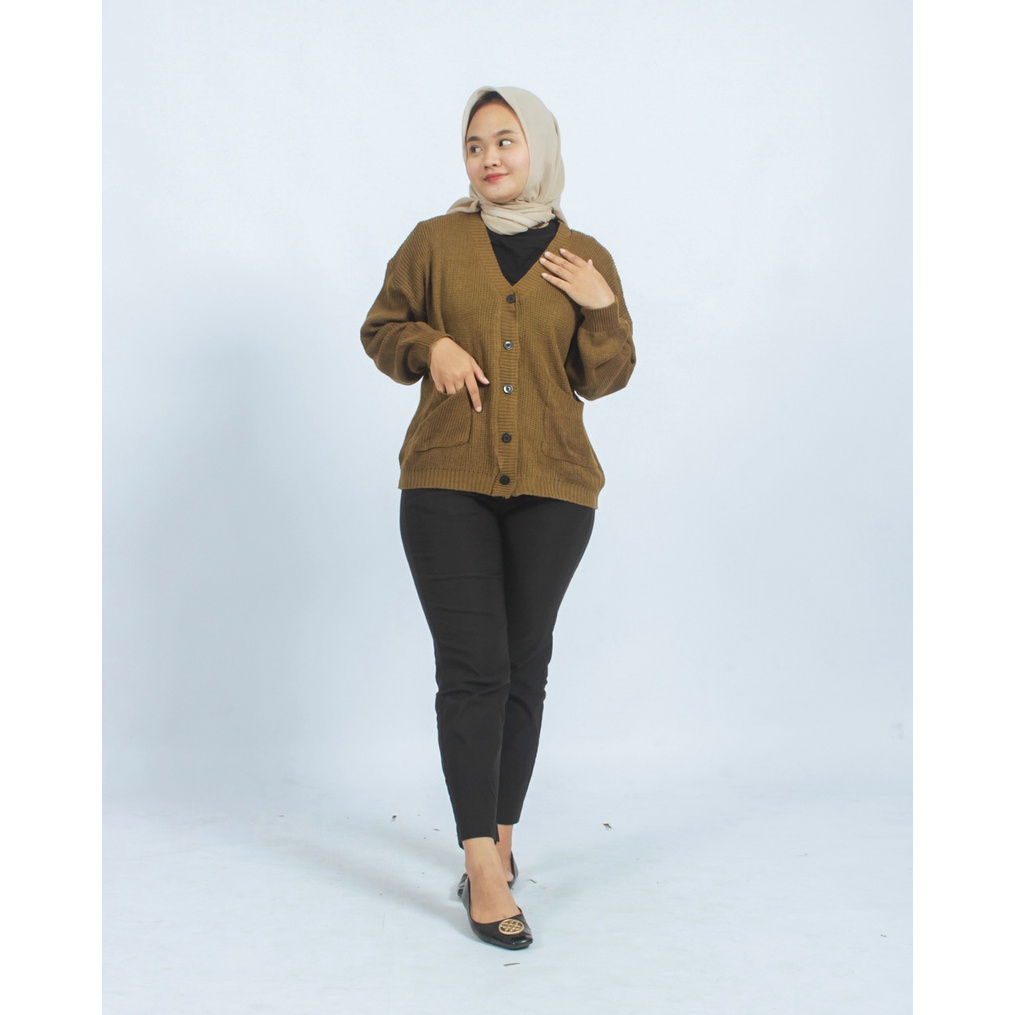 ZAHRA - Cardigan Wanita MERISSA Outer Cardigan Rajut Halus