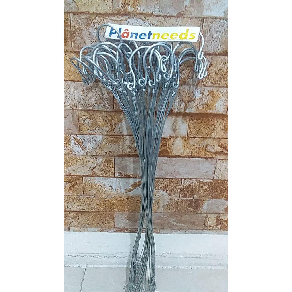 TALI KAWAT GANTUNGAN POT 50 CM KAKI 4 ALUMINIUM | KAWAT GANTUNG POT 50CM