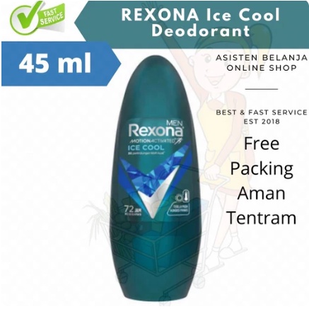 Rexona Men Motion Sense Ice Cool 72jam 45ml 45 ml Roll On Deodorant