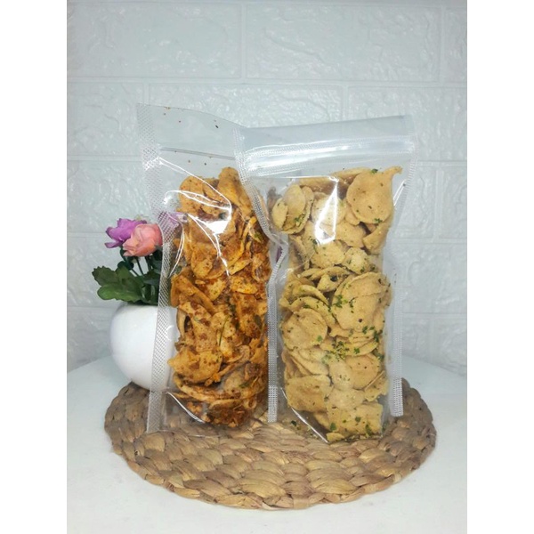 

Basreng pedas daun jeruk (kripik basreng baso sapi original daun jeruk)