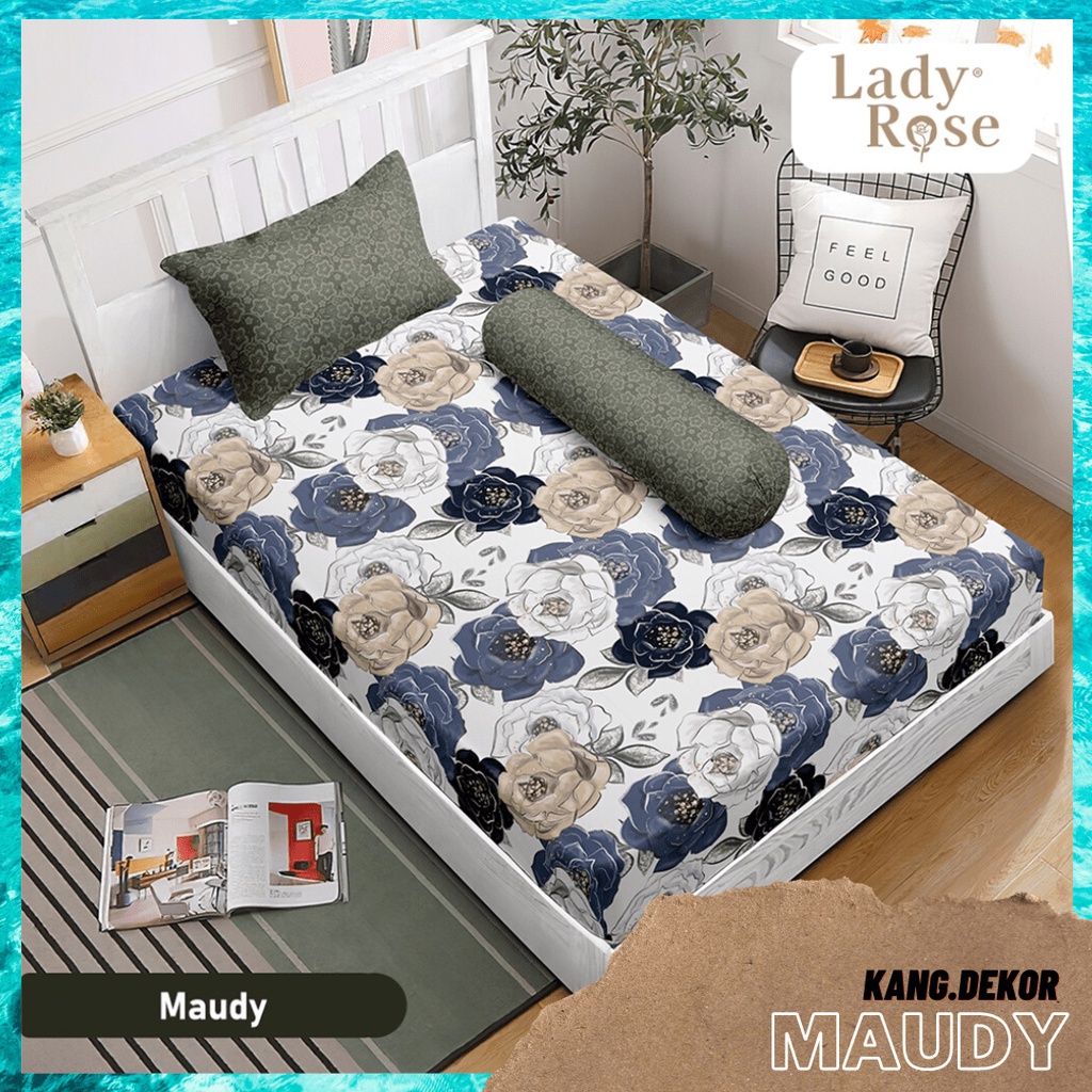 SPREI LADY ROSE SINGLE 120X200 NO 3 MAUDY SEPRAI CANTIK KAMAR TIDUR SEPREI LADYROSE TERBARU PROMO MURAH PREMIUM ANTI LUNTUR SEPREI AESTHETIC SEPRAI CANTIK SEPRE PROMO ANTI LUNTUR MOTIF LADYROSE PLUS SARUNG BANTAL SPREI DEWASA ALAS KASUR SPREI ADEM