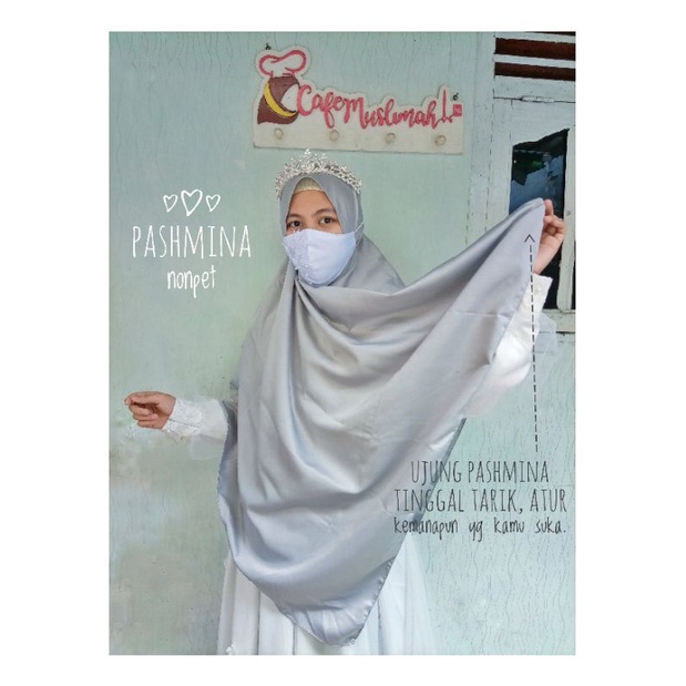 Gaun Akad Syari/Gaun Muslimah/Gaun walimah/Gaun putih/Dress Pengantin/Gaun Pengantin Syari