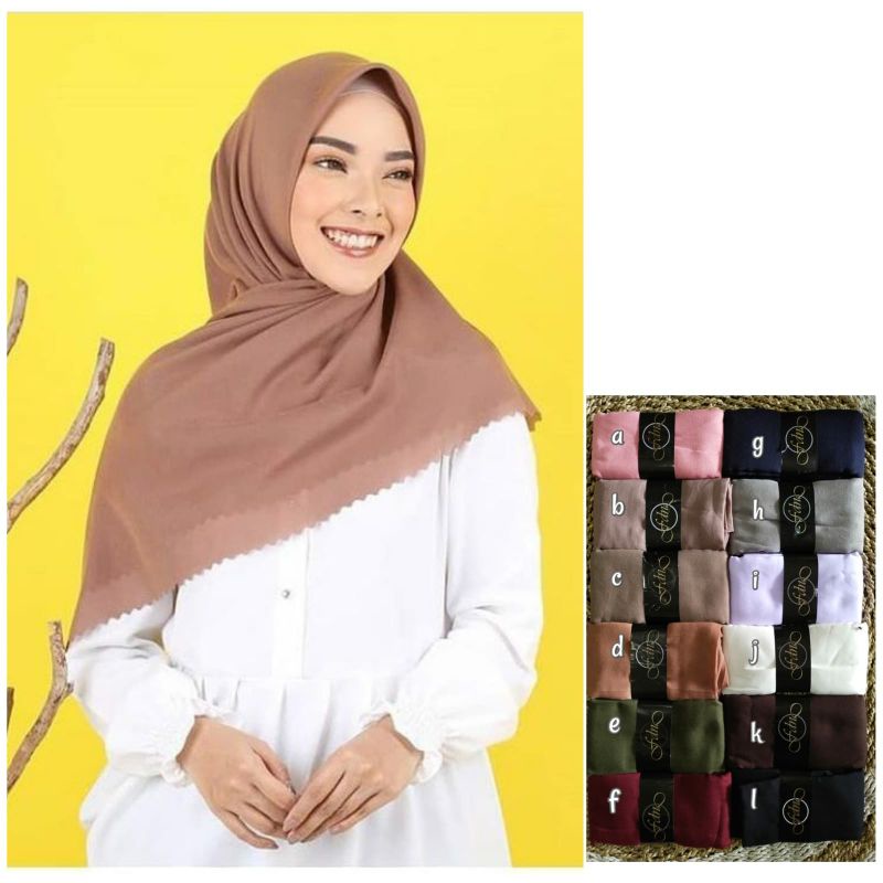 ✨ HIJAB SEGIEMPAT VOAL PREMIUM FDN // VOAL PREMIUM // SEGIEMPAT PREMIUM // HIJAB GROSIR TERMURAH KEK