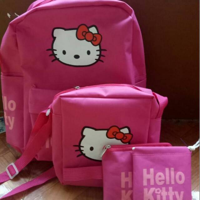 Tas Beranak Karakter 4 in 1 Tas Sekolah Anak