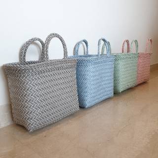 Lucy Bag - Tas Anyam Plastik, Tas Belanja Eco Friendly