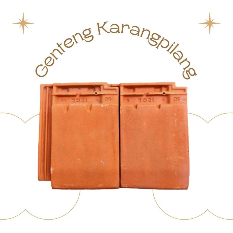 Genteng Goodyear Karangpilang tipe flat gemini