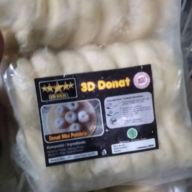

Donat kentang frozen