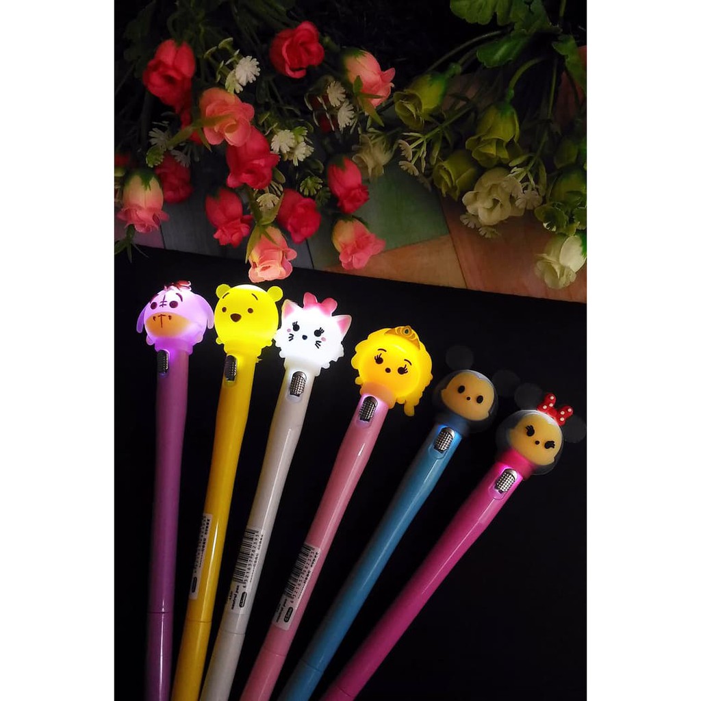 

Pulpen Lampu Tsum Tsum Bisa Nyala/Tsum Tsum LED Pen