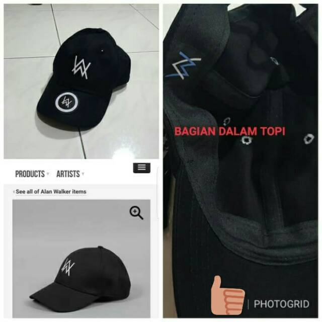 Topi Baseball Alan Walker..
