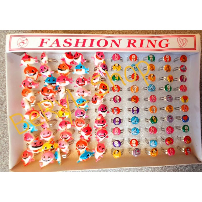 Cincin Anak karakter BT21, Baby Shark, Unicon