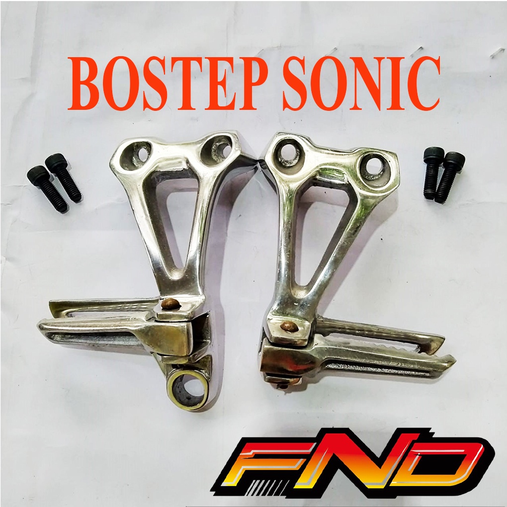 bostep sonic step pangkon kaki tebal  Footstep postep pijakan motor Sonic pijakan kaki