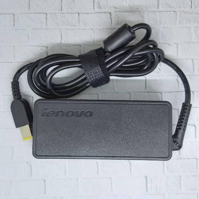 Adaptor charger original lenovo 20v 3.25a plug Usb