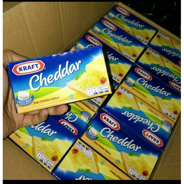 

(Expired Masih Lama) Keju Kraft Cheddar 165 gram - Dengan Kemasan Baru