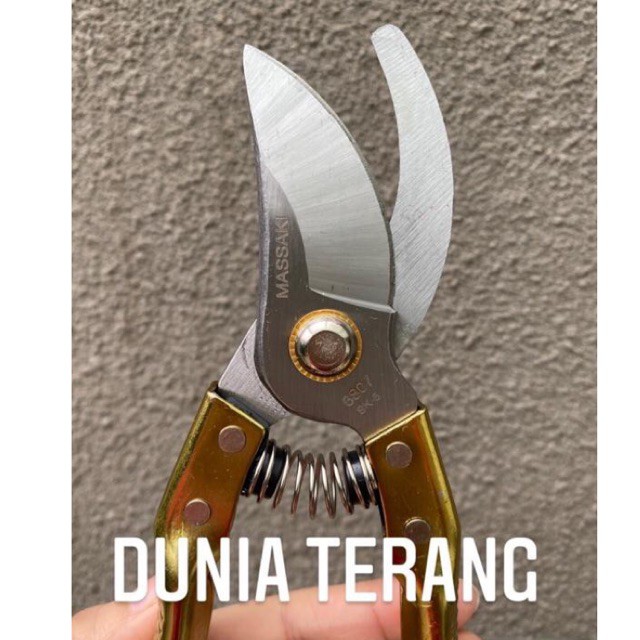 Gunting Dahan MASSAKI 8'' 8inch Stek Ranting Tanaman Bunga Bonsai Stainless Steel - TYPE : 6807