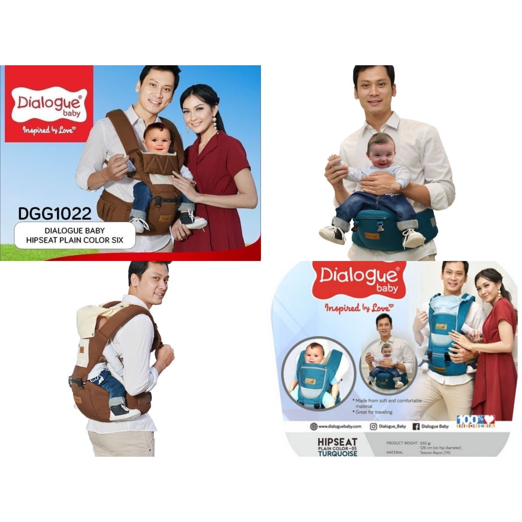 Dialogue Baby Original Gendongan Bayi Hipseat 2 Posisi Premium Aman DGG 1021 1022