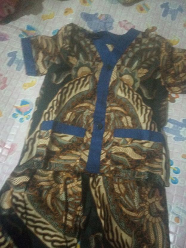 Fashion Anak Bayi Cowok Lucu Modern Motif Batik Usia 1 Sampai 5 Tahun