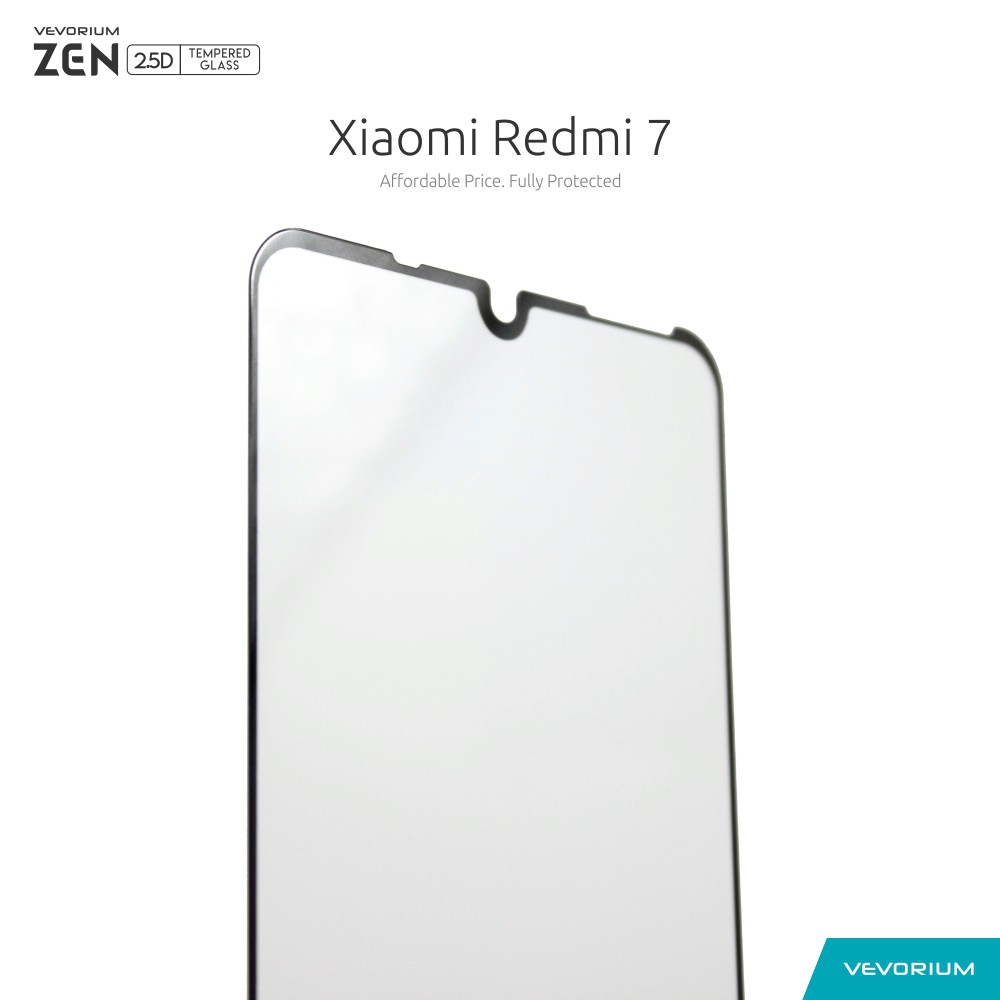 VEVORIUM ZEN 2.5D Xiaomi Redmi7 Redmi 7 Full Cover Tempered Glass