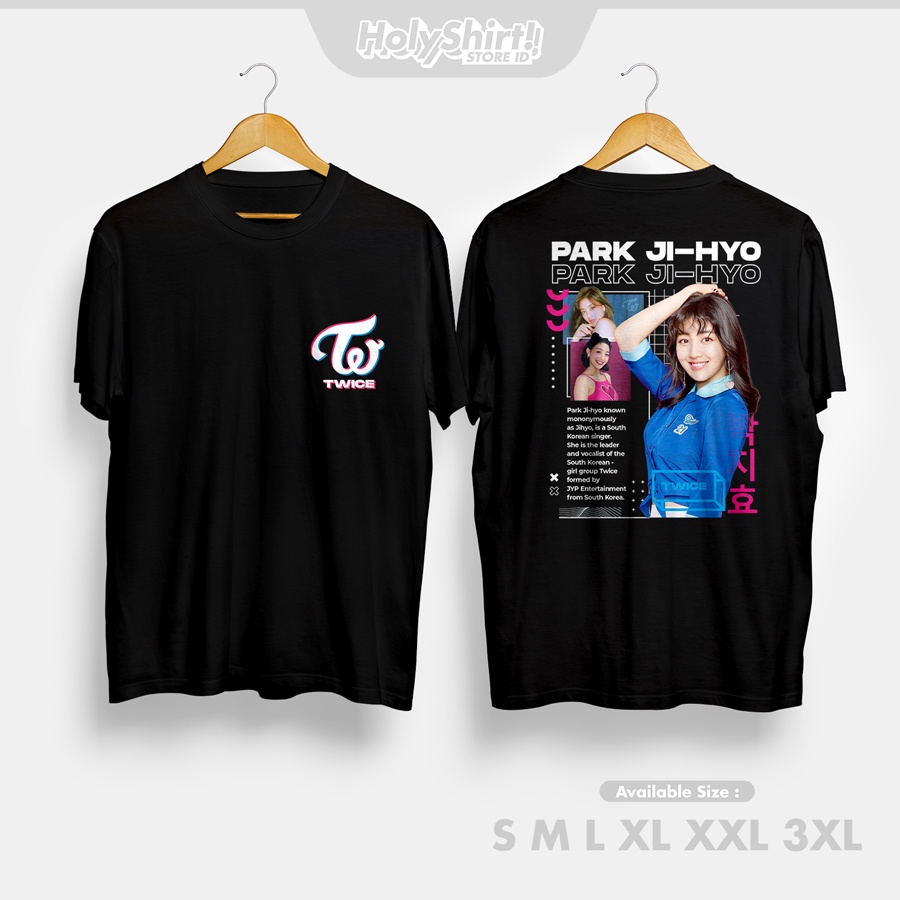 Kaos Baju Jihyo Twice Aesthetic Kaos Kpop