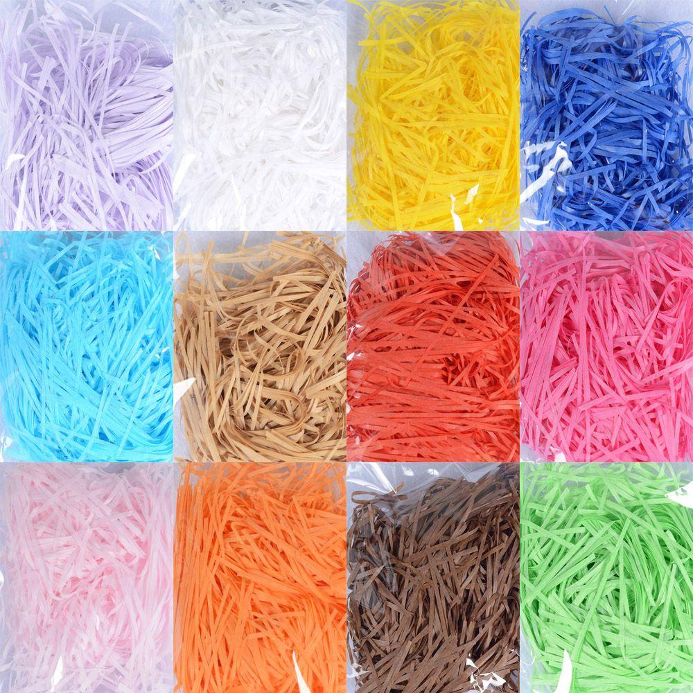 Preva 20g Raffia Kertas Serut DIY Packaging Accessaries Confetti Wrapping Persediaan