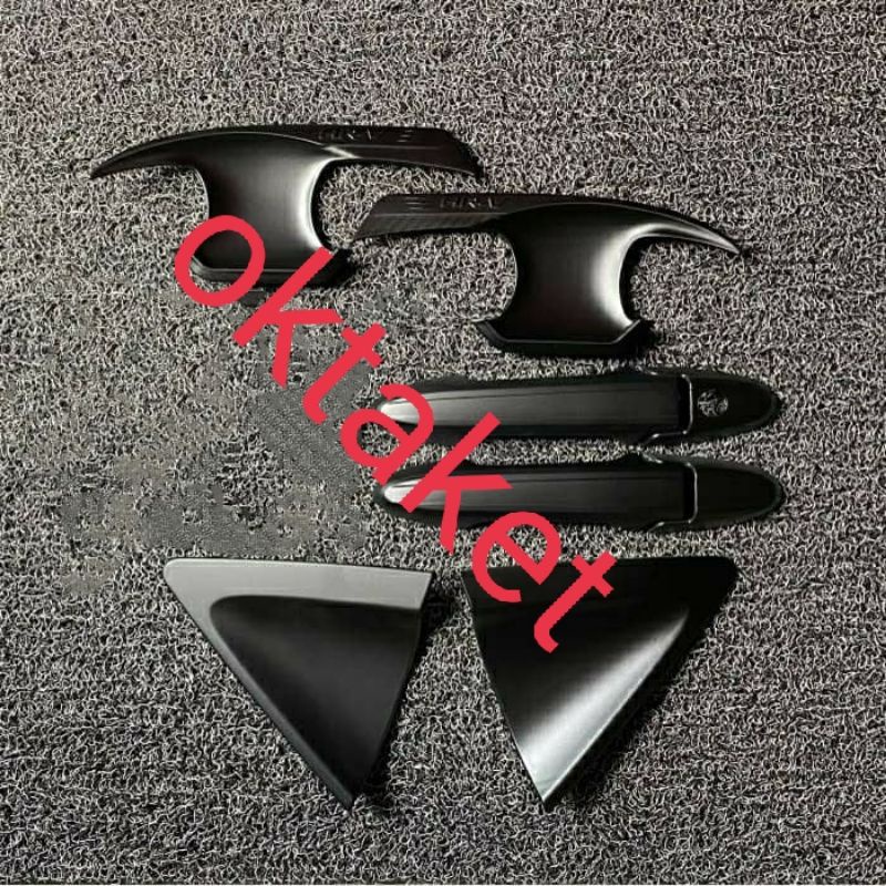 paket outer handle depan belakang  Honda Hrv Hitam chrome - Non keyless