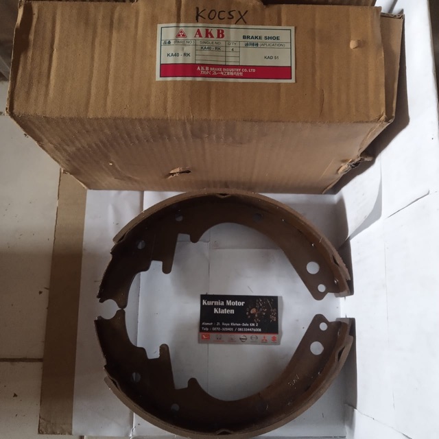 Kampas Rem Belakang Isuzu KAD-51