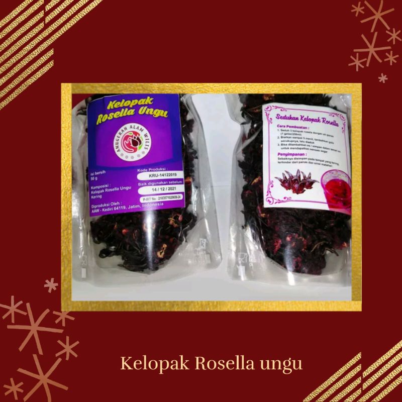 

Rosela Ungu Kering Grade A 50 gr